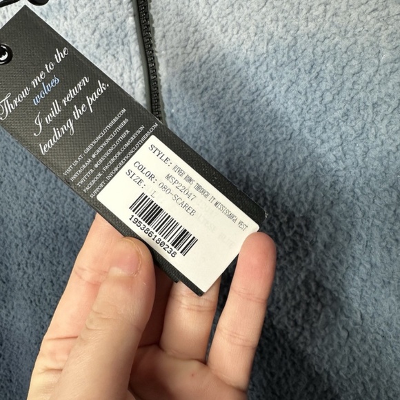 Greyson River Runs Through It Mississauga Fleece Full Zip Vest Mens Large Golf - Picture 3 of 3